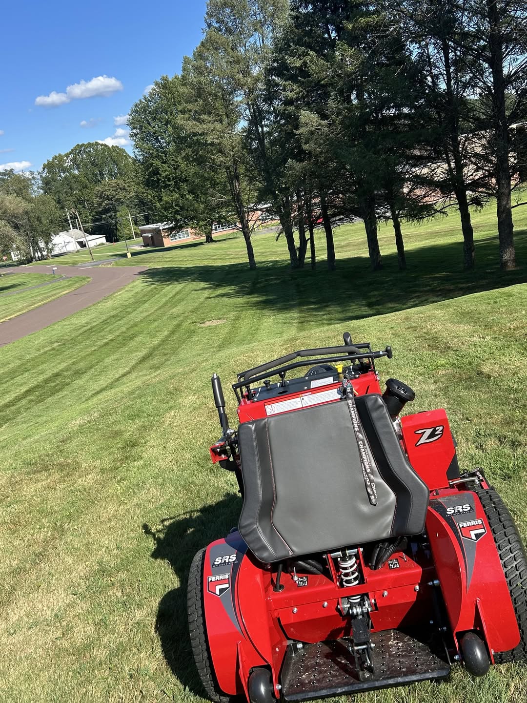 Lawn mowing and trimming service by Lawn & Order Lawncare